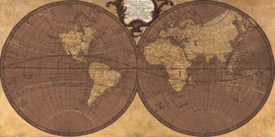 Joannoo - Gilded World Hemispheres II