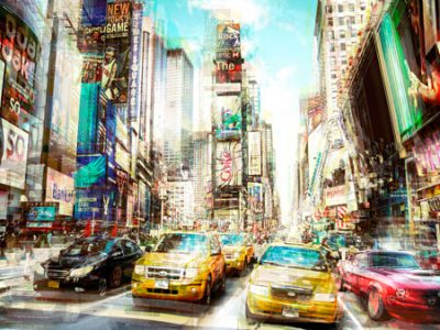 Peter Berry – Times Square Multiexposure I
