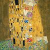 Gustav Klimt - Der Kuss (detail)