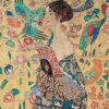 Gustav Klimt - Donna con ventaglio