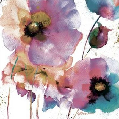 Brown Victoria – Pink Flowers 1