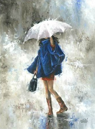 Wade Vickie – Rain Girl in Blue