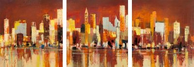 Luigi Florio – Manhattan al tramonto – 3