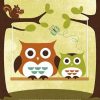 Lee Nancy - Two Owls on Swing
