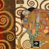 Gustav Klimt - Klimt Patterns The Embrace (Gold)