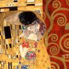 Gustav Klimt - Klimt Patterns The Kiss (Gold)