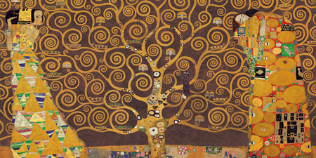 Gustav Klimt - Tree of Life (Brown Variation)