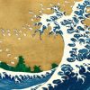 Katsushika Hokusai - The Big Wave (detail from 100 Views of Mt. Fuji)
