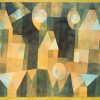 Paul Klee - Three Houses and a Bridge