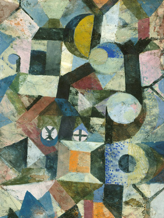 Paul Klee – Composition with the Yellow Half-Moon and the Y