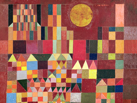 Paul Klee - Castle and Sun (detail)