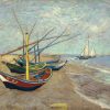 Vincent Van Gogh - Fishing Boats on the Beach at Les Saintes Maries de la Mer