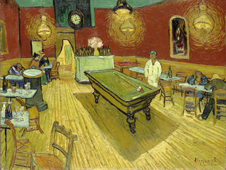 Vincent Van Gogh - The Night Cafe (detail)