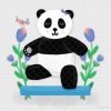 Noonday Design - Tumbling Pandas I