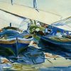 Uldanc Roberto - Two boats with lowered sails