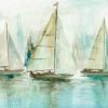 Pearce Allison - Blue Sailboats I
