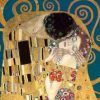 Gustav Klimt - The Kiss detail (Blue variation)