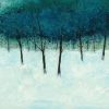 Roy Stuart - Blue Trees on White