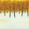 Roy Stuart - Yellow Trees on White