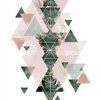 Urban Epiphany - Pink Green Geometric 2