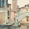 Sargent John Singer - A Bridge and Campanile Venice