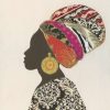 Tava Studios - African Silhouette Woman II
