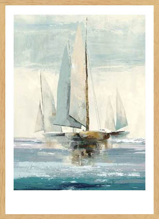Poster με κορνίζα Pearce Allison – Quiet Boats I