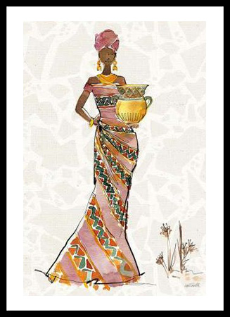 Poster με κορνίζα Tavoletti Anne – African Flair X B
