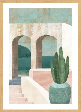 Poster με κορνίζα Kouta Flora – Sunbaked Archway II
