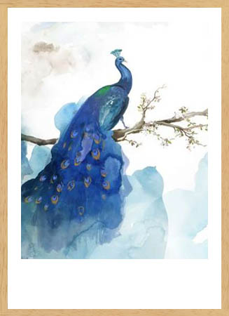 Poster με κορνίζα PI Studio – Blue Peacock