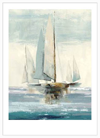 Poster με κορνίζα Pearce Allison – Quiet Boats I