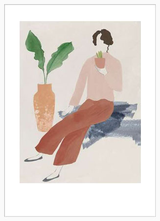 Poster με κορνίζα Lily K – Plant Lady I