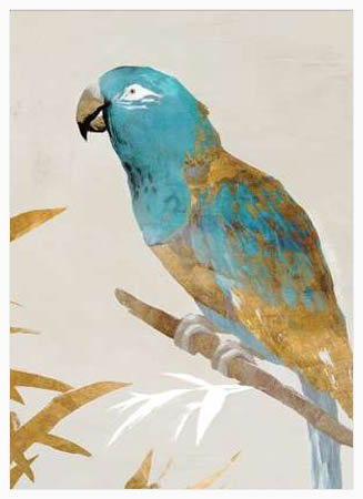 Poster με κορνίζα Isabelle Z – Blue Parrot II