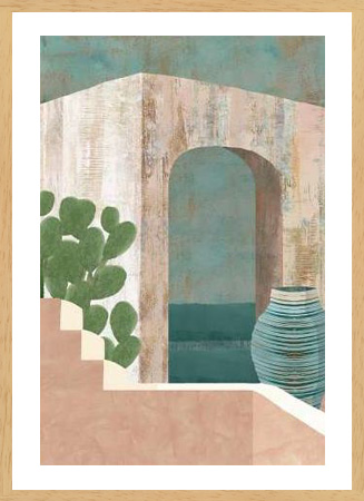 Poster με κορνίζα Kouta Flora – Sunbaked Archway III