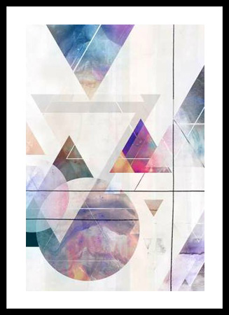 Poster με κορνίζα Isabelle Z – Kaleidescope Shapes II
