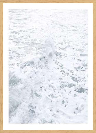 Poster με κορνίζα Straatsma Leah – White Waves