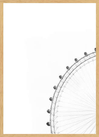 Poster με κορνίζα Straatsma Leah – NYC Sky Wheel