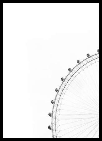 Poster με κορνίζα Straatsma Leah – NYC Sky Wheel