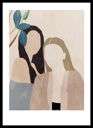 Poster με κορνίζα Wilson Aimee – Lush Leaves I