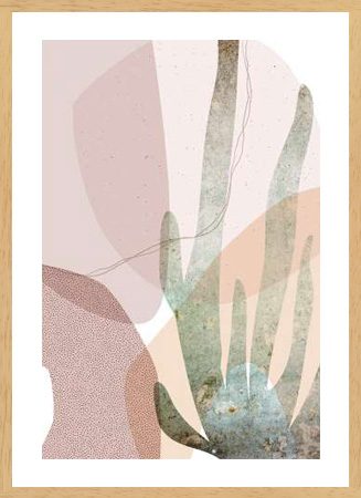 Poster με κορνίζα Urban Epiphany – Dusty Desert Collage 2