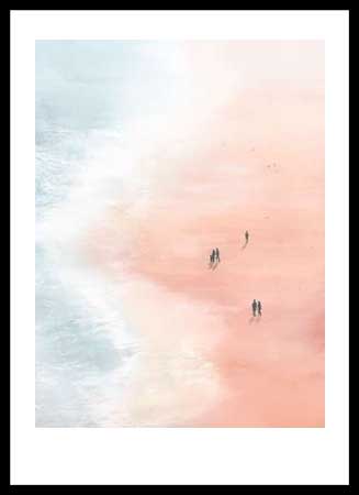 Poster με κορνίζα Isabelle Z – Pink Sand Beaches I