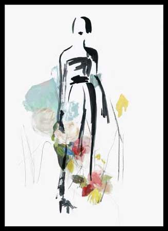 Poster με κορνίζα Wilson Aimee – Fashion Flowers III