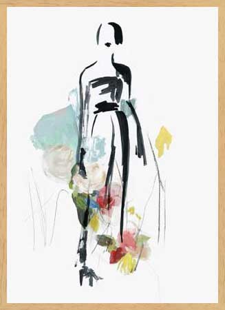 Poster με κορνίζα Wilson Aimee – Fashion Flowers III