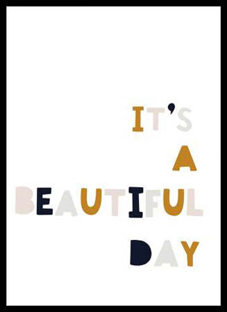 Poster με κορνίζα Straatsma Leah – Beautiful Day