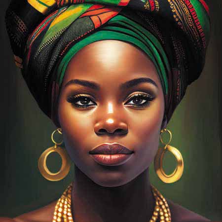 Sienna - Portrait of an African Woman I