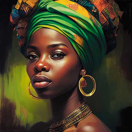 Sienna - Portrait of an African Woman II
