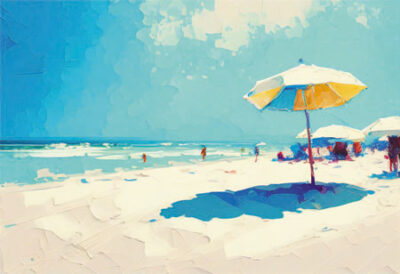 Sienna – Yellow Beach Umbrella