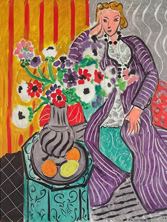 Henri Matisse – Purple Robe and Anemones