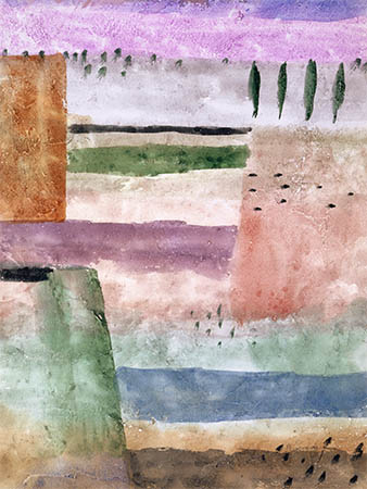 Paul Klee – Landscape with Poplars