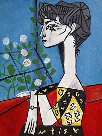 Pablo Picasso – Jacqueline with flowers